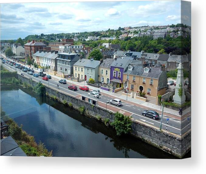 Town Of Cork Canvas Print featuring the photograph Cork by Sue Morris