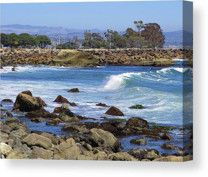 Wave Canvas Print featuring the photograph Crashing Wave by Connor Beekman