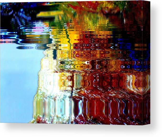 Pool Canvas Print featuring the photograph Creativity Really Does Flow by Andy Rhodes