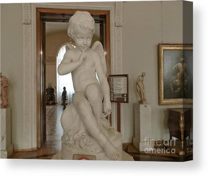 Cupid Canvas Print featuring the photograph Cupid by Margaret Brooks