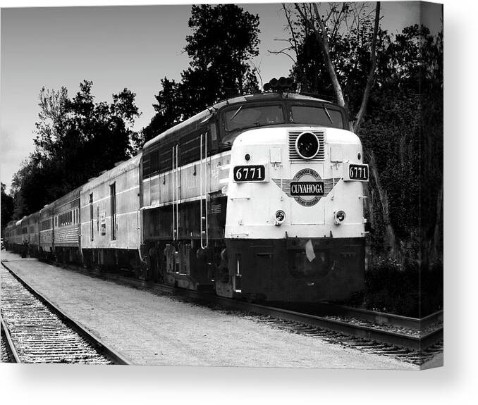 Akron Canvas Print featuring the photograph Cuyahoga Valley Line I by Ken Krolikowski