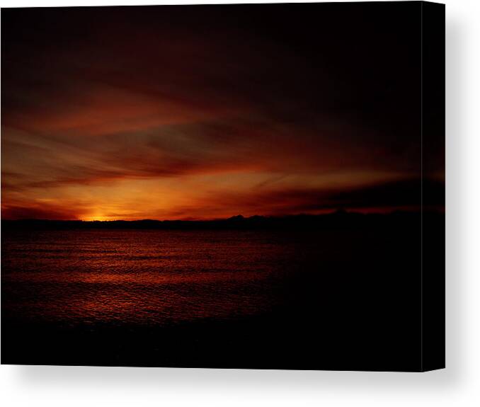 Park Canvas Print featuring the photograph Discovery Park Sunset 3 by Pelo Blanco Photo