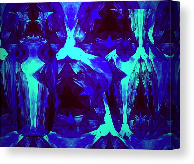 Abstract Canvas Print featuring the photograph Division Of Light by Joyce Dickens
