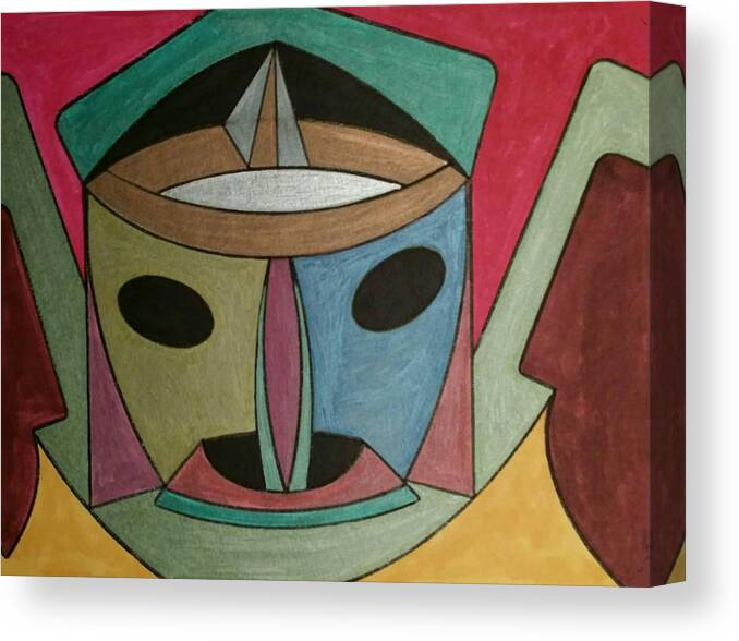 Geometric Art Canvas Print featuring the glass art Dream 171 by S S-ray