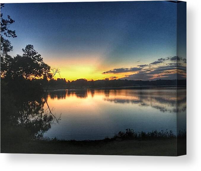 Dawn Canvas Print featuring the photograph Early Morning Glow by Sumoflam Photography