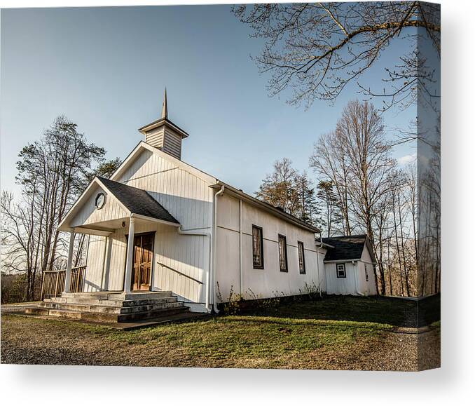 North Carolina Canvas Print featuring the photograph Emmanuel Pentecostal Church by Cynthia Wolfe