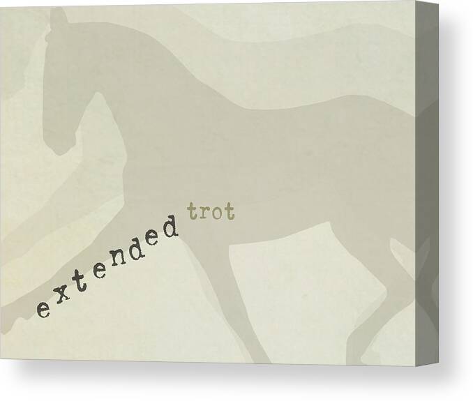 Art Canvas Print featuring the photograph Valentine Extended by Dressage Design