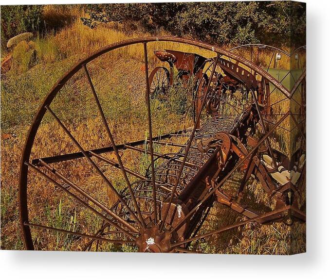 Colorado Canvas Print featuring the photograph Farming Days Gone By by Christopher James