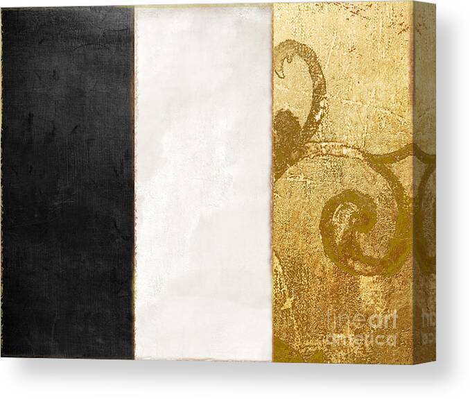 Flag Canvas Print featuring the painting Fashion France Flag by Mindy Sommers
