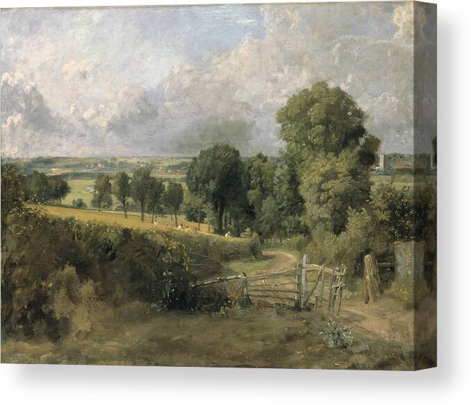 John Constable 17761837  Fen Lane Canvas Print featuring the painting Fen Lane by John Constable