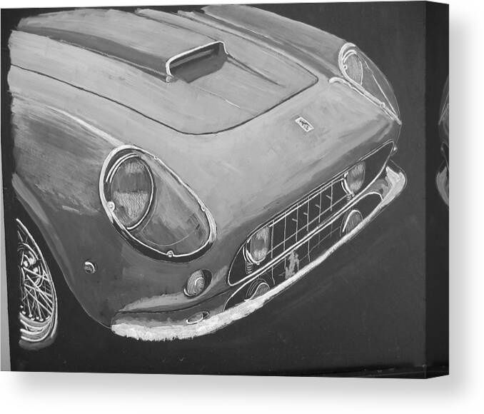 Car Canvas Print featuring the painting Ferrari F250 California by Richard Le Page