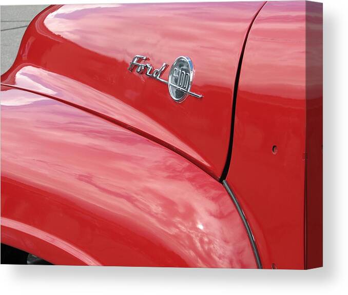 Ford Canvas Print featuring the photograph Ford F-100 by Kelly Mezzapelle