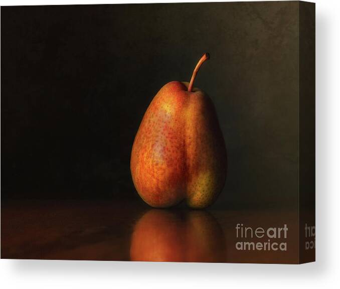 Fruit Canvas Print featuring the photograph Forelle Pear by Mark Miller