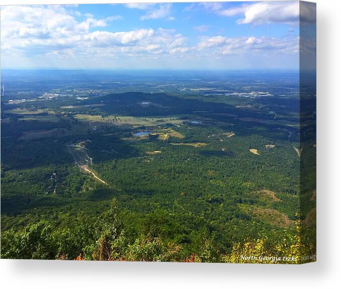 Mountains Canvas Print featuring the photograph Fort Mountain by Richie Parks