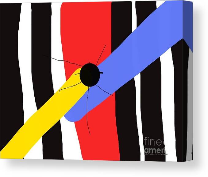 Digital Art Canvas Print featuring the digital art Gaining a Foothold by Kathie Chicoine