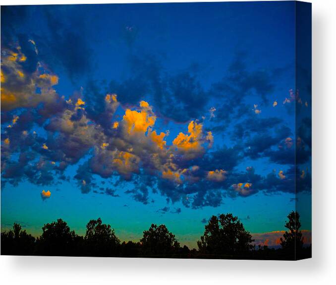 Sunrise Canvas Print featuring the photograph Glowing Sunrise by Mark Blauhoefer