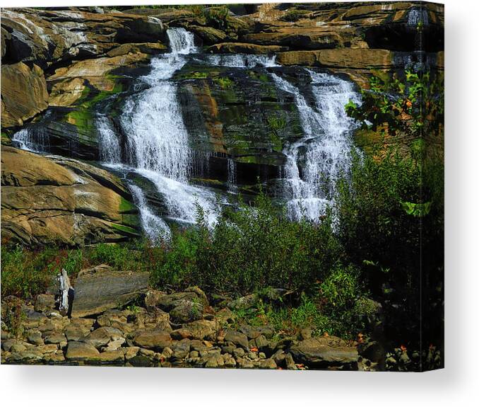 Great Falls Canvas Print featuring the photograph Great Falls by Raymond Salani III