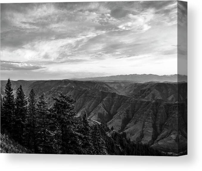 Oregon Canvas Print featuring the photograph Hells Canyon Drama by Steven Clark