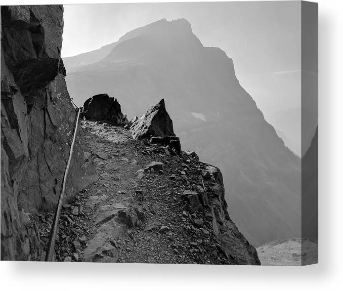 Highline Trail Canvas Print featuring the photograph Highline Trail, Glacier National Park 2 by William Slider