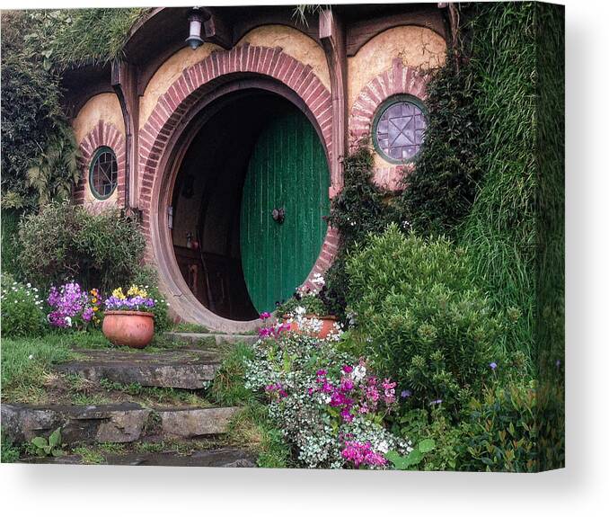 Photograph Canvas Print featuring the photograph Hobbit House by Richard Gehlbach