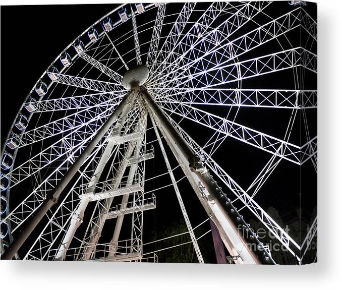 Budapest Canvas Print featuring the photograph Hungarian Wheel by Brenda Kean