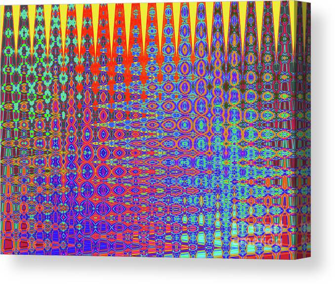 Happy Canvas Print featuring the digital art I Had A Happy Childhood by Ann Johndro-Collins
