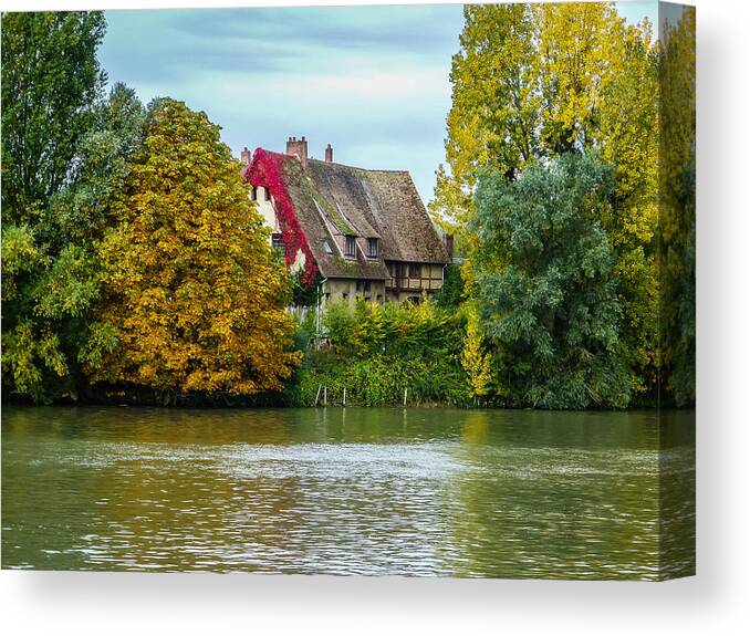 France Canvas Print featuring the photograph Ile du Chateau by Pamela Newcomb