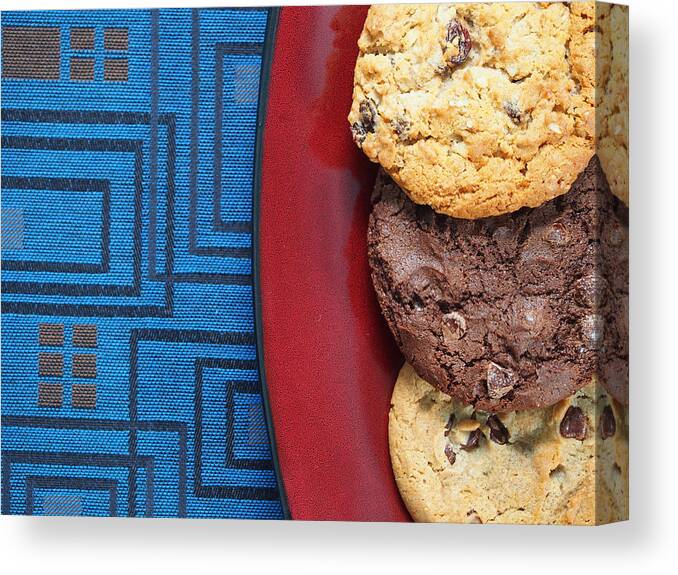 Cookies Canvas Print featuring the photograph Indulgent by Tom Druin