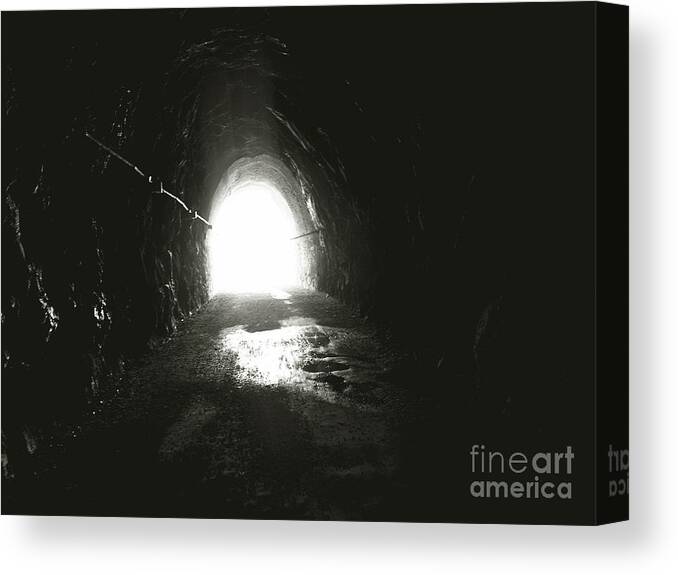 Varazze Canvas Print featuring the photograph Into the Light by Mary Kobet