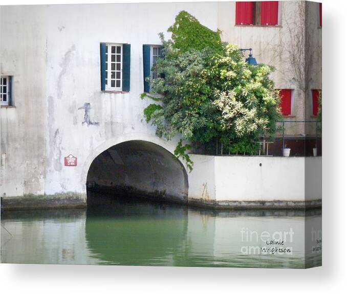 Tunnel Canvas Print featuring the photograph Into the Unknown by Lainie Wrightson