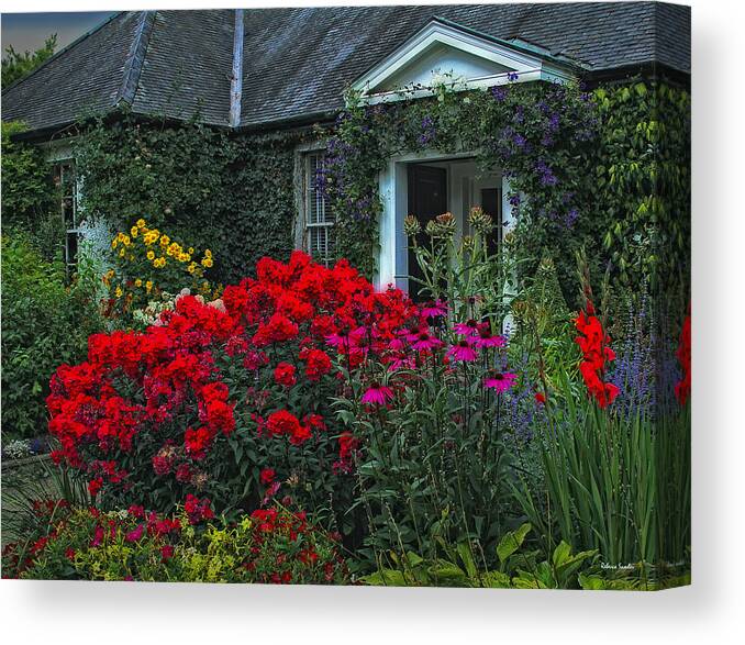 Canon Canvas Print featuring the photograph Irish Cottage by Rebecca Samler