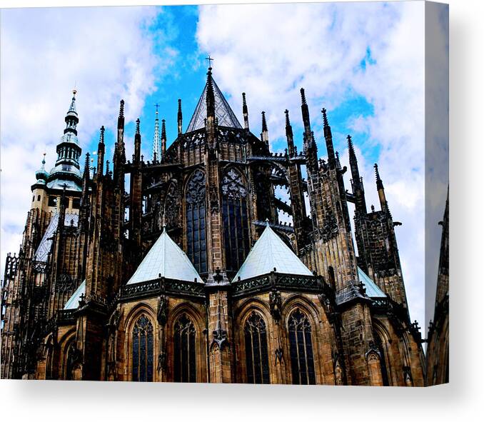 Cathedral Canvas Print featuring the photograph Jagged by Jeff Barrett