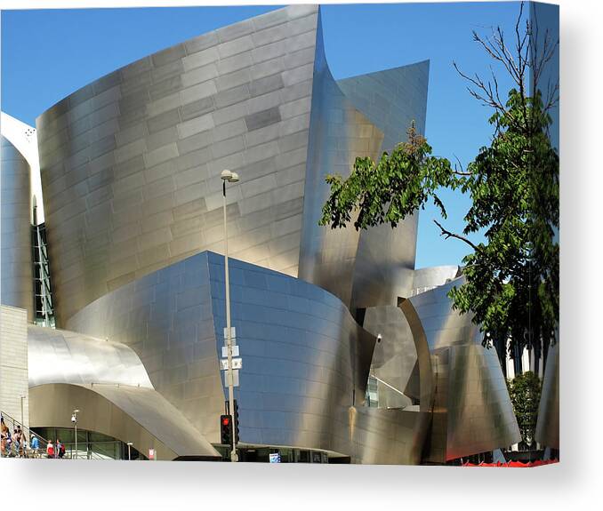 Philharmonic Canvas Print featuring the photograph LA Phil by Mary Capriole