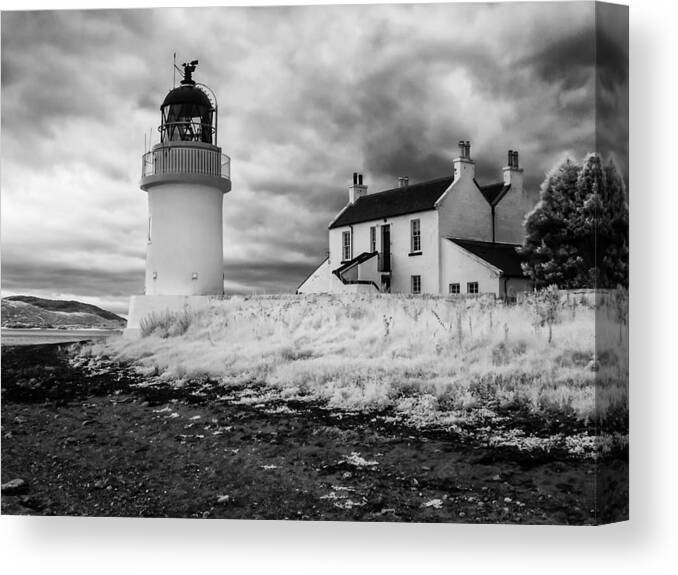 Ardgour Canvas Print featuring the photograph Lighthouse at Ardgour by John Paul Cullen