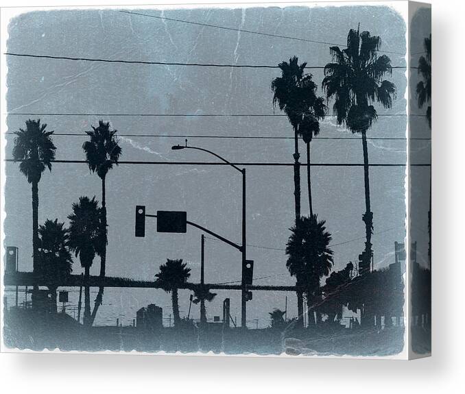 Baywatch Canvas Print featuring the photograph Los Angeles by Naxart Studio