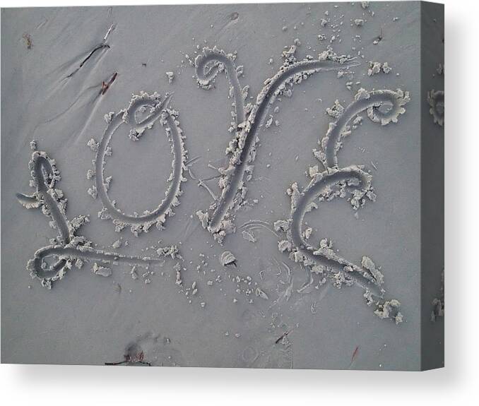 Love Canvas Print featuring the photograph Love by Robert Nickologianis