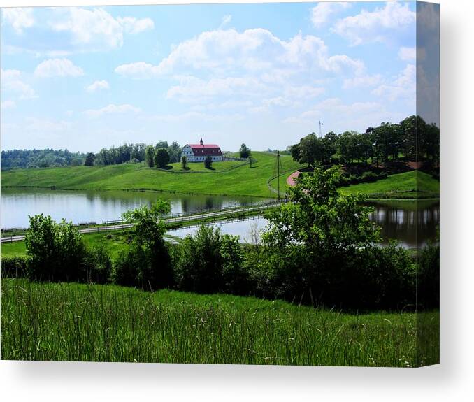 Barn Canvas Print featuring the photograph Love That Barn by Kathy Clark
