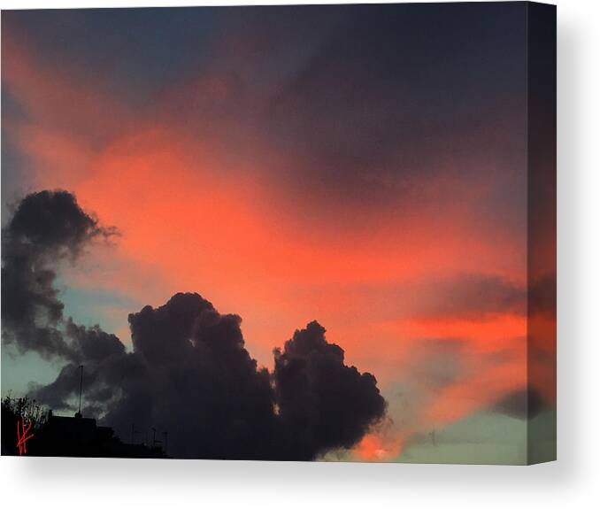 Paros Canvas Print featuring the photograph Late Day on Paros Island by Colette V Hera Guggenheim