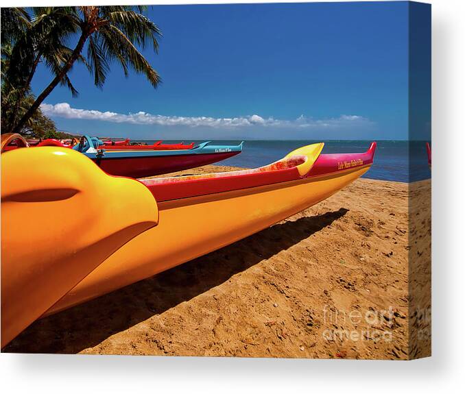Maui Canvas Print featuring the photograph Maui Sugar Beach by Tom Jelen
