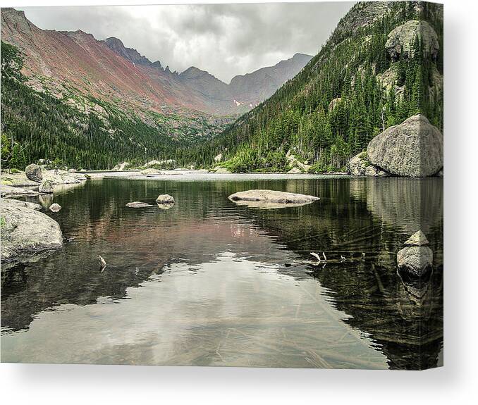 Nature Canvas Print featuring the photograph Mill's Lake View by Scott Cordell