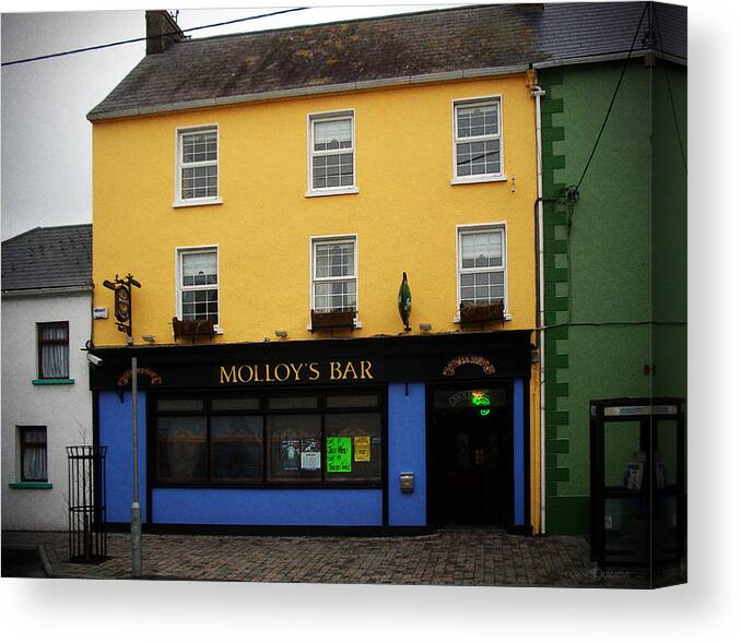 Pub Canvas Print featuring the photograph Molloy by Tim Nyberg