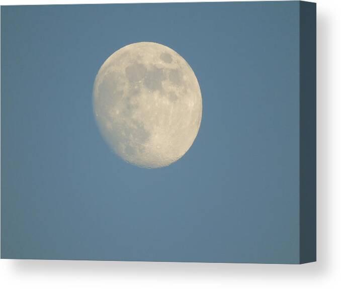  Moon Canvas Print featuring the photograph Nature by Yohana Negusse