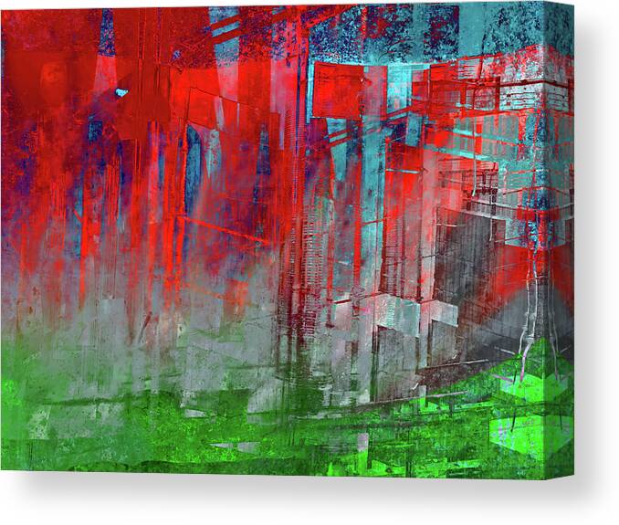 City Canvas Print featuring the photograph New World by Gabi Hampe