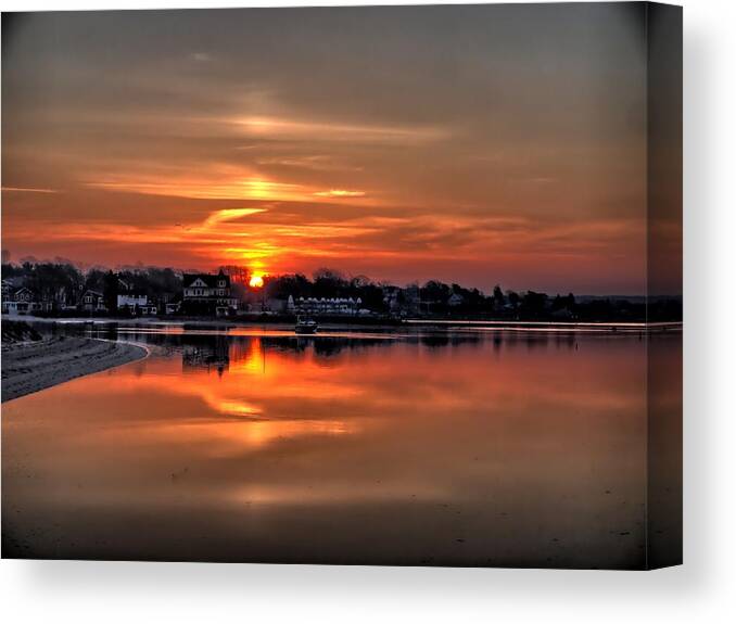 Cape Cod Canvas Print featuring the photograph Nuclear Morning by Bruce Gannon