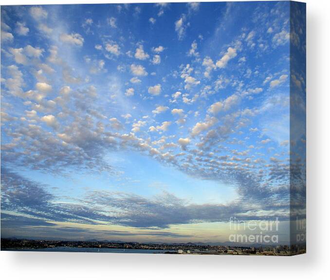 Sunrise Canvas Print featuring the photograph Ocean Sunrise 11 by Randall Weidner