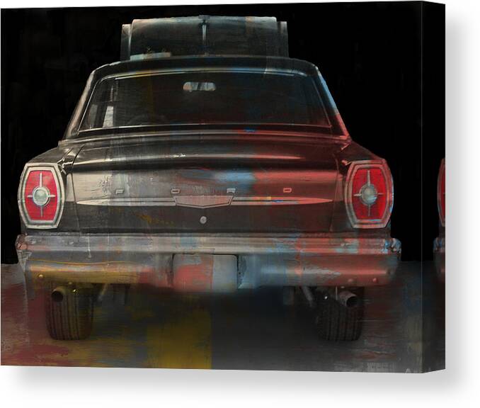 Old Canvas Print featuring the photograph Old Ford Color Splash by Dark Whimsy