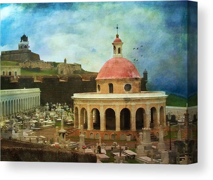 Vintage Canvas Print featuring the photograph Old World by John Rivera