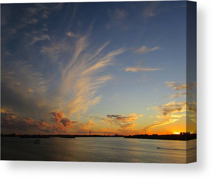 Clouds Canvas Print featuring the photograph Open Mind by Rosita Larsson