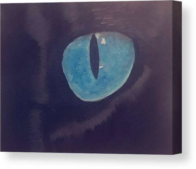  Canvas Print featuring the painting Panther by Kaylyn Groom