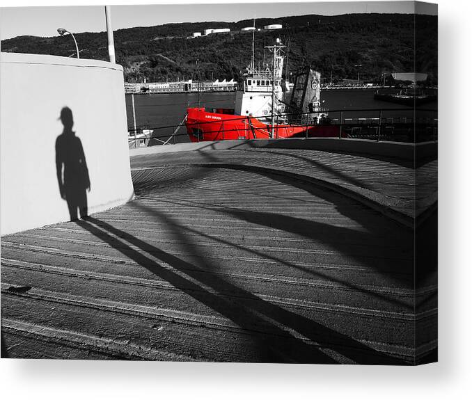Parting Canvas Print featuring the photograph Parting by Zinvolle Art